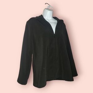 🍁💖Chico's Design Black Zip-up Work Out Jacket (Size 1)